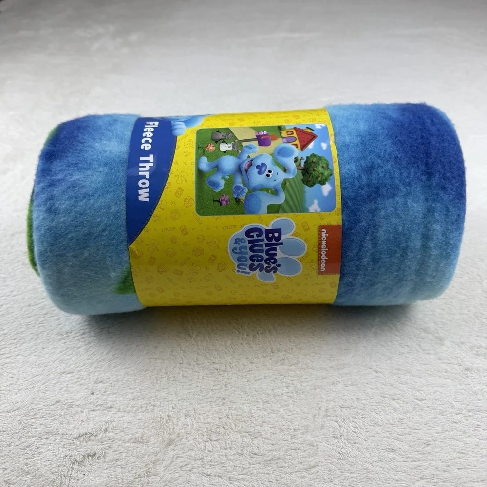 Nickelodeon‎ Blues Clues & You Fleece Throw  45x60in Puppy Mailbox House Design